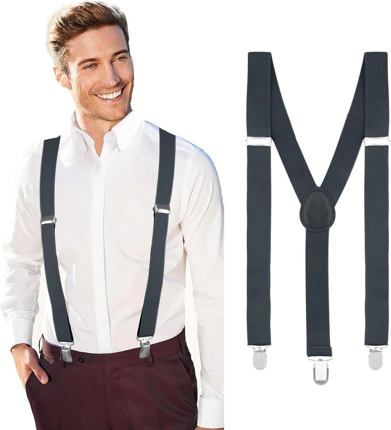QPIXVB Men's Suspenders - Kids, Boys, Women's Halloween, Cosplay, Christmas, Tuxedo, Dress, Duty Suspenders - Image 1